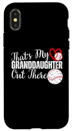 Das ist meine Enkelin da draußen Baseball Oma Opa Hülle für iPhone X/XS Das ist meine Enkelin da draußen Baseball Oma Opa Hülle für iPhone X/XS von Funny That's My Granddaughter Out There Baseball