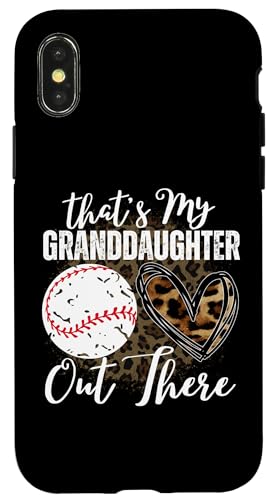 Das ist meine Enkelin da draußen Baseball Oma Opa Hülle für iPhone X/XS Das ist meine Enkelin da draußen Baseball Oma Opa Hülle für iPhone X/XS von Funny That's My Granddaughter Out There Baseball