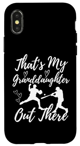 Das ist meine Enkelin da draußen Baseball Oma Opa Hülle für iPhone X/XS Das ist meine Enkelin da draußen Baseball Oma Opa Hülle für iPhone X/XS von Funny That's My Granddaughter Out There Baseball