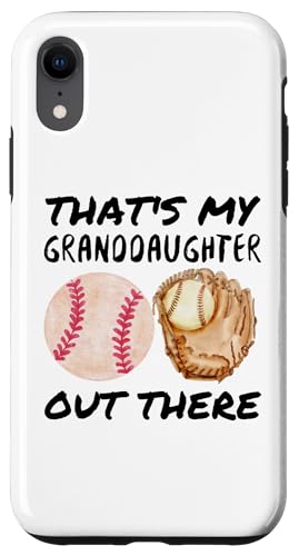 Das ist meine Enkelin da draußen Baseball Oma Opa Hülle für iPhone XR Das ist meine Enkelin da draußen Baseball Oma Opa Hülle für iPhone XR von Funny That's My Granddaughter Out There Baseball