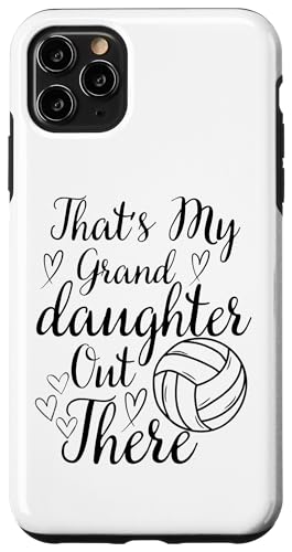 Das ist meine Enkelin da draußen Volleyball Oma Opa Hülle für iPhone 11 Pro Max Das ist meine Enkelin da draußen Volleyball Oma Opa Hülle für iPhone 11 Pro Max von Funny That's My Granddaughter Out There Volleyball