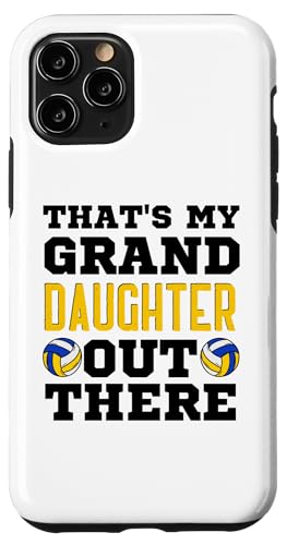 Das ist meine Enkelin da draußen Volleyball Oma Opa Hülle für iPhone 11 Pro Das ist meine Enkelin da draußen Volleyball Oma Opa Hülle für iPhone 11 Pro von Funny That's My Granddaughter Out There Volleyball