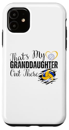 Das ist meine Enkelin da draußen Volleyball Oma Opa Hülle für iPhone 11 Das ist meine Enkelin da draußen Volleyball Oma Opa Hülle für iPhone 11 von Funny That's My Granddaughter Out There Volleyball
