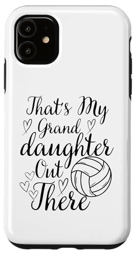 Das ist meine Enkelin da draußen Volleyball Oma Opa Hülle für iPhone 11 Das ist meine Enkelin da draußen Volleyball Oma Opa Hülle für iPhone 11 von Funny That's My Granddaughter Out There Volleyball