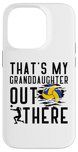 Das ist meine Enkelin da draußen Volleyball Oma Opa Hülle für iPhone 14 Pro Das ist meine Enkelin da draußen Volleyball Oma Opa Hülle für iPhone 14 Pro von Funny That's My Granddaughter Out There Volleyball
