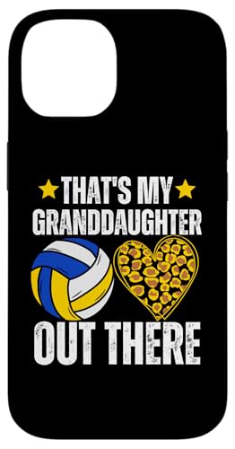 Das ist meine Enkelin da draußen Volleyball Oma Opa Hülle für iPhone 14 Das ist meine Enkelin da draußen Volleyball Oma Opa Hülle für iPhone 14 von Funny That's My Granddaughter Out There Volleyball