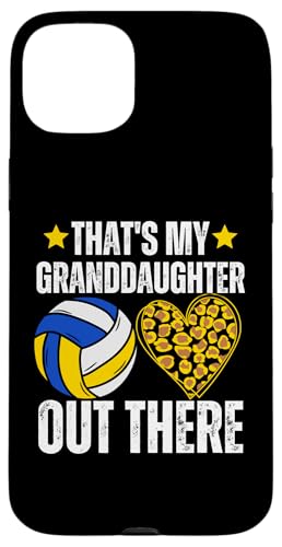 Das ist meine Enkelin da draußen Volleyball Oma Opa Hülle für iPhone 15 Plus Das ist meine Enkelin da draußen Volleyball Oma Opa Hülle für iPhone 15 Plus von Funny That's My Granddaughter Out There Volleyball