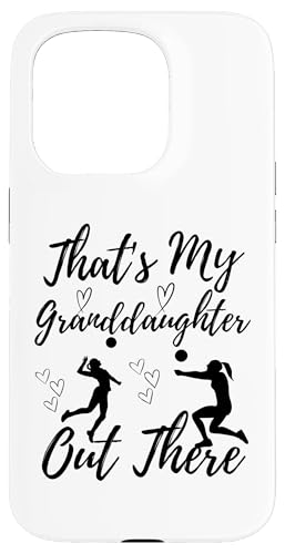 Das ist meine Enkelin da draußen Volleyball Oma Opa Hülle für iPhone 15 Pro Das ist meine Enkelin da draußen Volleyball Oma Opa Hülle für iPhone 15 Pro von Funny That's My Granddaughter Out There Volleyball