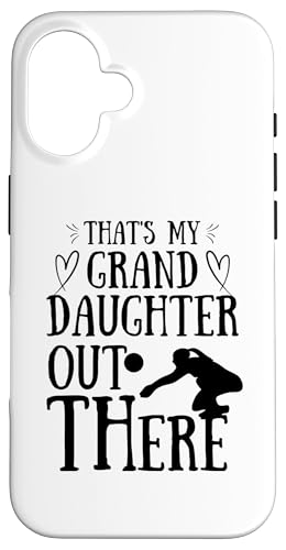 Das ist meine Enkelin da draußen Volleyball Oma Opa Hülle für iPhone 16 Das ist meine Enkelin da draußen Volleyball Oma Opa Hülle für iPhone 16 von Funny That's My Granddaughter Out There Volleyball