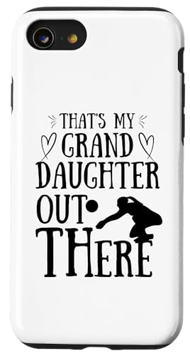 Das ist meine Enkelin da draußen Volleyball Oma Opa Hülle für iPhone SE (2020) / 7 / 8 von Funny That's My Granddaughter Out There Volleyball
