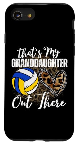 Das ist meine Enkelin da draußen Volleyball Oma Opa Hülle für iPhone SE (2020) / 7 / 8 von Funny That's My Granddaughter Out There Volleyball