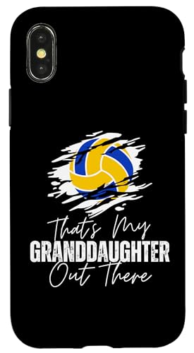 Das ist meine Enkelin da draußen Volleyball Oma Opa Hülle für iPhone X/XS Das ist meine Enkelin da draußen Volleyball Oma Opa Hülle für iPhone X/XS von Funny That's My Granddaughter Out There Volleyball