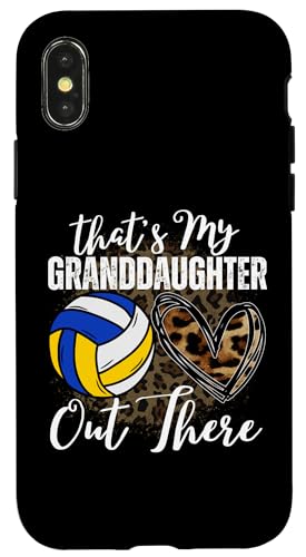 Das ist meine Enkelin da draußen Volleyball Oma Opa Hülle für iPhone X/XS Das ist meine Enkelin da draußen Volleyball Oma Opa Hülle für iPhone X/XS von Funny That's My Granddaughter Out There Volleyball
