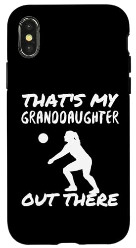 Das ist meine Enkelin da draußen Volleyball Oma Opa Hülle für iPhone X/XS Das ist meine Enkelin da draußen Volleyball Oma Opa Hülle für iPhone X/XS von Funny That's My Granddaughter Out There Volleyball
