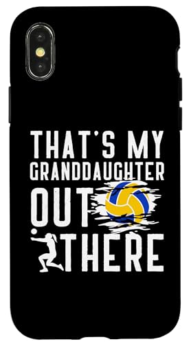 Das ist meine Enkelin da draußen Volleyball Oma Opa Hülle für iPhone X/XS Das ist meine Enkelin da draußen Volleyball Oma Opa Hülle für iPhone X/XS von Funny That's My Granddaughter Out There Volleyball