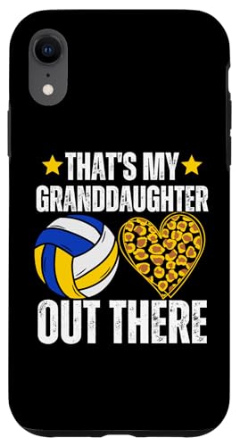 Das ist meine Enkelin da draußen Volleyball Oma Opa Hülle für iPhone XR Das ist meine Enkelin da draußen Volleyball Oma Opa Hülle für iPhone XR von Funny That's My Granddaughter Out There Volleyball