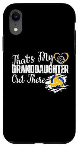 Das ist meine Enkelin da draußen Volleyball Oma Opa Hülle für iPhone XR Das ist meine Enkelin da draußen Volleyball Oma Opa Hülle für iPhone XR von Funny That's My Granddaughter Out There Volleyball