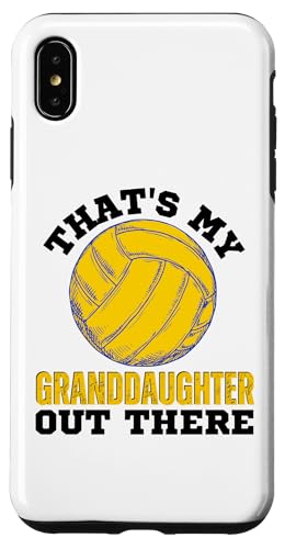 Das ist meine Enkelin da draußen Volleyball Oma Opa Hülle für iPhone XS Max Das ist meine Enkelin da draußen Volleyball Oma Opa Hülle für iPhone XS Max von Funny That's My Granddaughter Out There Volleyball