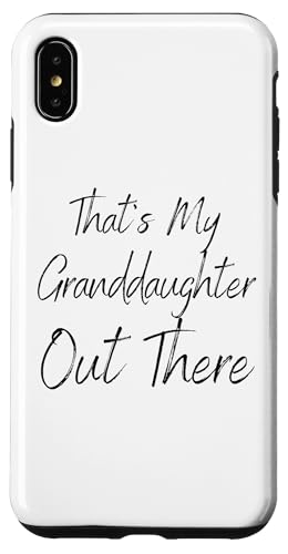 Das ist meine Enkelin da draußen Volleyball Oma Opa Hülle für iPhone XS Max Das ist meine Enkelin da draußen Volleyball Oma Opa Hülle für iPhone XS Max von Funny That's My Granddaughter Out There Volleyball