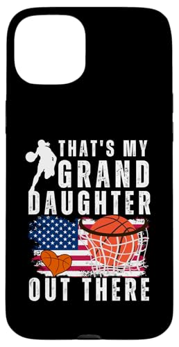 Das ist meine Enkelin da draußen Basketball Oma Opa Hülle für iPhone 15 Plus Das ist meine Enkelin da draußen Basketball Oma Opa Hülle für iPhone 15 Plus von Funny That's My Granddaughter Out There basketball