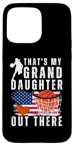 Das ist meine Enkelin da draußen Basketball Oma Opa Hülle für iPhone 15 Pro Max Das ist meine Enkelin da draußen Basketball Oma Opa Hülle für iPhone 15 Pro Max von Funny That's My Granddaughter Out There basketball