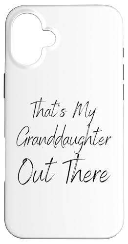 Das ist meine Enkelin da draußen Basketball Oma Opa Hülle für iPhone 16 Plus Das ist meine Enkelin da draußen Basketball Oma Opa Hülle für iPhone 16 Plus von Funny That's My Granddaughter Out There basketball