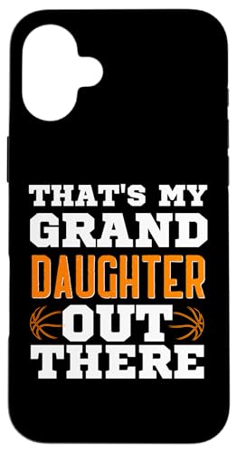 Das ist meine Enkelin da draußen Basketball Oma Opa Hülle für iPhone 16 Plus Das ist meine Enkelin da draußen Basketball Oma Opa Hülle für iPhone 16 Plus von Funny That's My Granddaughter Out There basketball