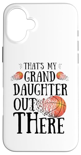 Das ist meine Enkelin da draußen Basketball Oma Opa Hülle für iPhone 16 Plus Das ist meine Enkelin da draußen Basketball Oma Opa Hülle für iPhone 16 Plus von Funny That's My Granddaughter Out There basketball