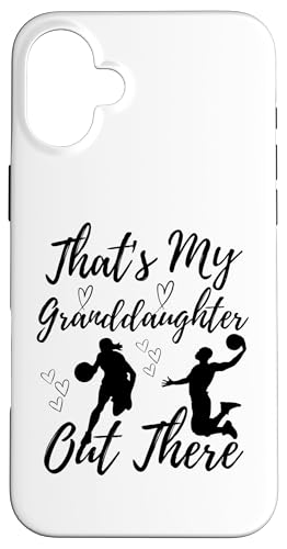 Das ist meine Enkelin da draußen Basketball Oma Opa Hülle für iPhone 16 Plus Das ist meine Enkelin da draußen Basketball Oma Opa Hülle für iPhone 16 Plus von Funny That's My Granddaughter Out There basketball