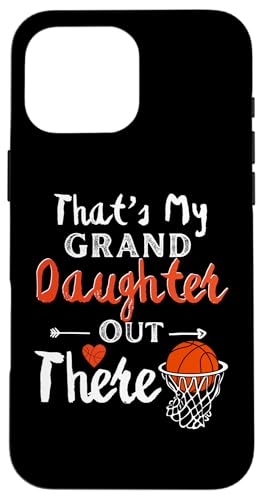 Das ist meine Enkelin da draußen Basketball Oma Opa Hülle für iPhone 16 Pro Max Das ist meine Enkelin da draußen Basketball Oma Opa Hülle für iPhone 16 Pro Max von Funny That's My Granddaughter Out There basketball