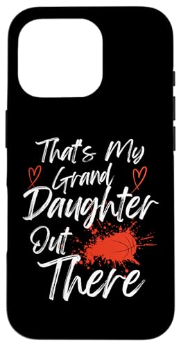 Das ist meine Enkelin da draußen Basketball Oma Opa Hülle für iPhone 16 Pro Das ist meine Enkelin da draußen Basketball Oma Opa Hülle für iPhone 16 Pro von Funny That's My Granddaughter Out There basketball