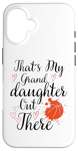 Das ist meine Enkelin da draußen Basketball Oma Opa Hülle für iPhone 16 Das ist meine Enkelin da draußen Basketball Oma Opa Hülle für iPhone 16 von Funny That's My Granddaughter Out There basketball