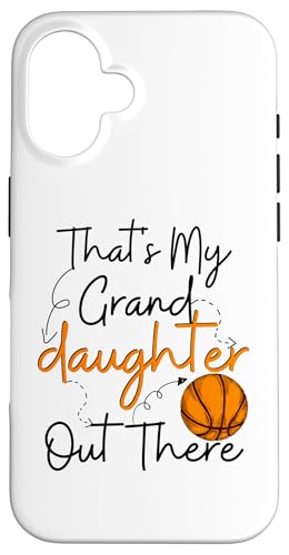 Das ist meine Enkelin da draußen Basketball Oma Opa Hülle für iPhone 16 Das ist meine Enkelin da draußen Basketball Oma Opa Hülle für iPhone 16 von Funny That's My Granddaughter Out There basketball