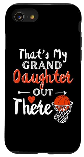 Das ist meine Enkelin da draußen Basketball Oma Opa Hülle für iPhone SE (2020) / 7 / 8 von Funny That's My Granddaughter Out There basketball