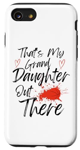 Das ist meine Enkelin da draußen Basketball Oma Opa Hülle für iPhone SE (2020) / 7 / 8 von Funny That's My Granddaughter Out There basketball