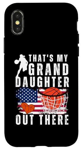 Das ist meine Enkelin da draußen Basketball Oma Opa Hülle für iPhone X/XS Das ist meine Enkelin da draußen Basketball Oma Opa Hülle für iPhone X/XS von Funny That's My Granddaughter Out There basketball