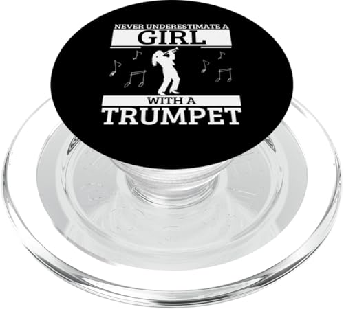 Never Underestimate A Girl With A Trompete Women Trompeter PopSockets PopGrip für MagSafe Never Underestimate A Girl With A Trompete Women Trompeter PopSockets PopGrip für MagSafe von Funny Trumpet Accessories & Designs For Trumpeter