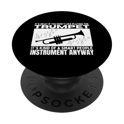 Trompete ist für kluge Leute lustiger Trompeter PopSockets Klebender PopGrip Trompete ist für kluge Leute lustiger Trompeter PopSockets Klebender PopGrip von Funny Trumpet Accessories & Designs For Trumpeter