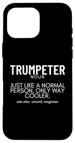 Trompeter Definition Trompete Stolzer Lustiger Trompetenspieler Hülle für iPhone 16 Pro Max Trompeter Definition Trompete Stolzer Lustiger Trompetenspieler Hülle für iPhone 16 Pro Max von Funny Trumpet Accessories & Designs For Trumpeter