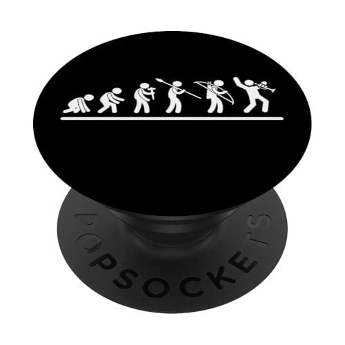 Trompeter Evolution Trompete Männer Lustiger Trompetenspieler PopSockets Klebender PopGrip Trompeter Evolution Trompete Männer Lustiger Trompetenspieler PopSockets Klebender PopGrip von Funny Trumpet Accessories & Designs For Trumpeter