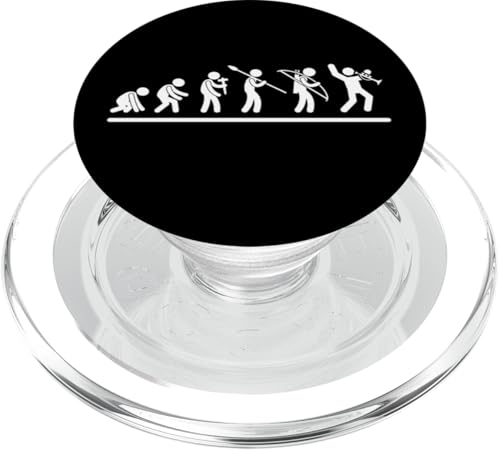 Trompeter Evolution Trompete Männer Lustiger Trompetenspieler PopSockets PopGrip für MagSafe Trompeter Evolution Trompete Männer Lustiger Trompetenspieler PopSockets PopGrip für MagSafe von Funny Trumpet Accessories & Designs For Trumpeter