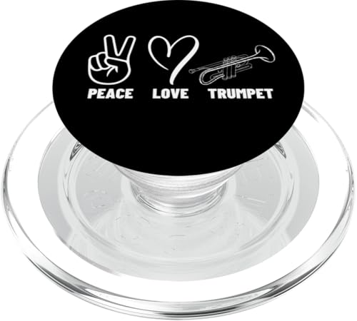 Trompeter Frieden Liebe Trompete Stolz Männer Frauen Trompetenspieler PopSockets PopGrip für MagSafe Trompeter Frieden Liebe Trompete Stolz Männer Frauen Trompetenspieler PopSockets PopGrip für MagSafe von Funny Trumpet Accessories & Designs For Trumpeter