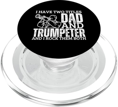 Trompeter und Papa Stolz, lustige Männer Trompete PopSockets PopGrip für MagSafe Trompeter und Papa Stolz, lustige Männer Trompete PopSockets PopGrip für MagSafe von Funny Trumpet Accessories & Designs For Trumpeter