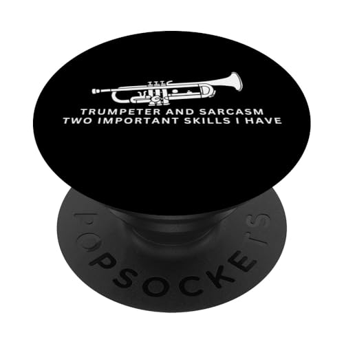 Trompeter und Sarkasmus lustiger Trompetenspieler PopSockets Klebender PopGrip Trompeter und Sarkasmus lustiger Trompetenspieler PopSockets Klebender PopGrip von Funny Trumpet Accessories & Designs For Trumpeter