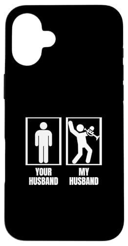 Your Husband My Husband Trompete Wife Funny Trompeter Hülle für iPhone 16 Plus Your Husband My Husband Trompete Wife Funny Trompeter Hülle für iPhone 16 Plus von Funny Trumpet Accessories & Designs For Trumpeter