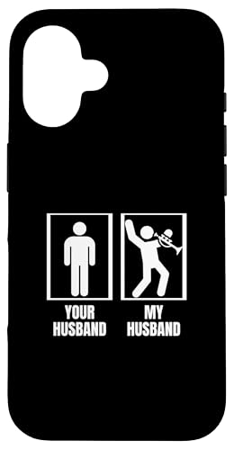 Your Husband My Husband Trompete Wife Funny Trompeter Hülle für iPhone 16 Your Husband My Husband Trompete Wife Funny Trompeter Hülle für iPhone 16 von Funny Trumpet Accessories & Designs For Trumpeter