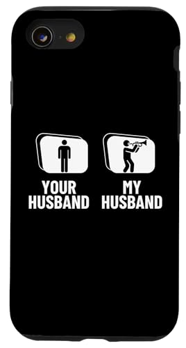 Your Husband My Husband Trompete Wife Funny Trompeter Hülle für iPhone SE (2020) / 7 / 8 von Funny Trumpet Accessories & Designs For Trumpeter