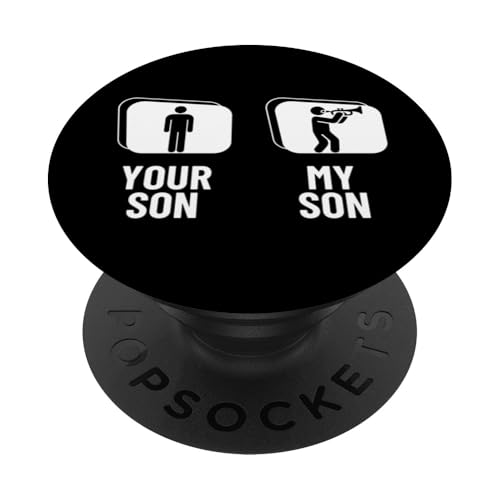Your Son My Son Trompete Dad Mom Funny Trompeter PopSockets Klebender PopGrip Your Son My Son Trompete Dad Mom Funny Trompeter PopSockets Klebender PopGrip von Funny Trumpet Accessories & Designs For Trumpeter