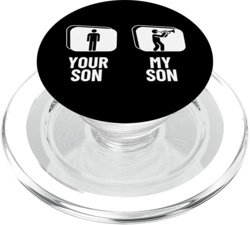 Your Son My Son Trompete Dad Mom Funny Trompeter PopSockets PopGrip für MagSafe von Funny Trumpet Accessories & Designs For Trumpeter