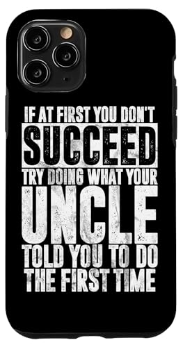 Best Uncle Fun Proud Uncle Lover Onkel Zitat Humor Sarcasm Hülle für iPhone 11 Pro von Funny Uncle And Niece Nephew Sarcastic Quotes